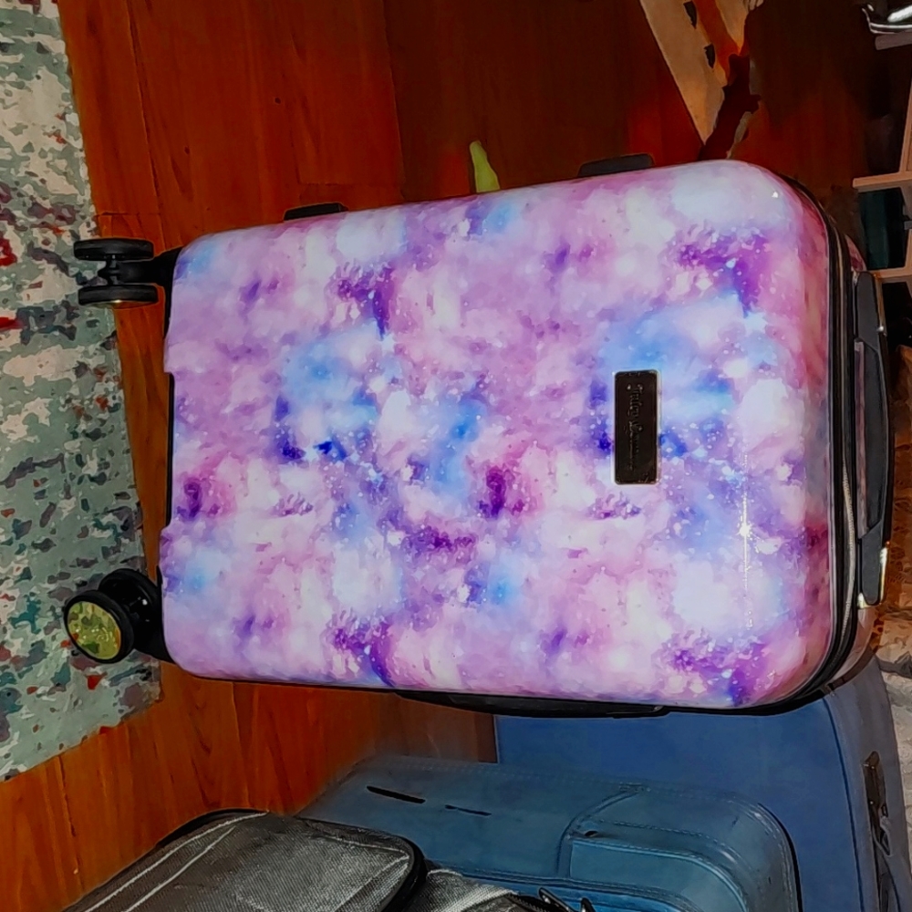 Juicy couture suitcase multi colored!